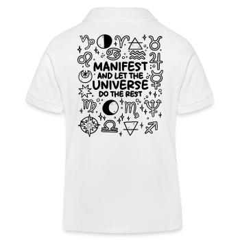 Manifest – L’univers s’occupe du reste - Polo enfant bio Stanley/Stella - blanc - Dos