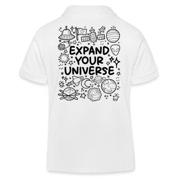 Élargissez votre univers - Polo enfant bio Stanley/Stella - blanc - Dos