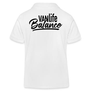 VANlifeBalance - Polo enfant bio Stanley/Stella - blanc - Dos