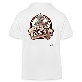 Kokosnuss-Ritter - Kinder Organic Poloshirt Mini Sprinter von Stanley/Stella - Weiß - Hinten