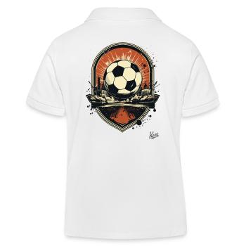 Un emblème pour le football - Polo enfant bio Stanley/Stella - blanc - Dos