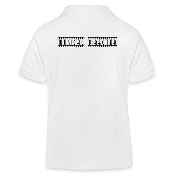 Musical_Director - Kinder Organic Poloshirt Mini Sprinter von Stanley/Stella - Weiß - Hinten