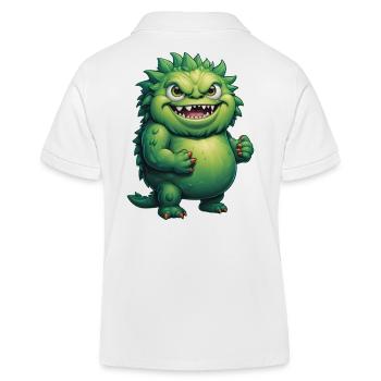 Le monstre - Polo enfant bio Stanley/Stella - blanc - Dos