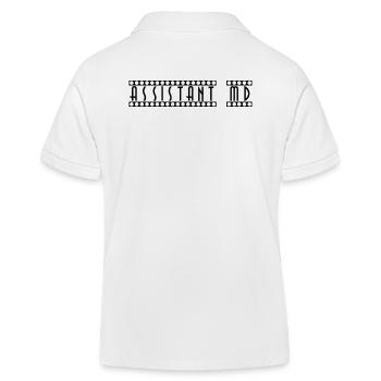 Assistant_MD - Kids Organic Polo Shirt by Stanley/Stella - white - Back
