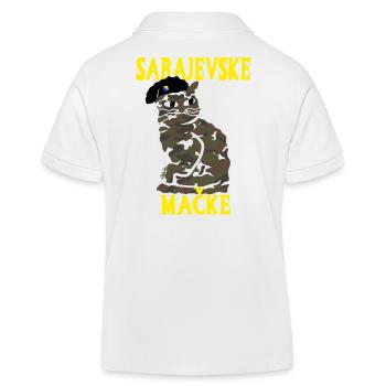 Chat Camouflage Sarajevo Militaire - Polo enfant bio Stanley/Stella - blanc - Dos