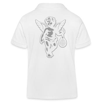 Chemise de tennis Angel Cherub Rétro Renaissance Gris - Polo enfant bio Stanley/Stella - blanc - Dos