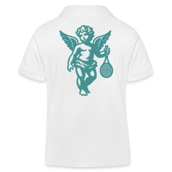 Chemise de tennis Angel Cherub Rétro Renaissance Green - Polo enfant bio Stanley/Stella - blanc - Dos