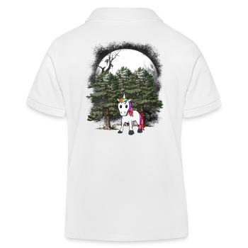 Licorne, Habitants De La Forêt, Fable, Animaux Mythiques, Forêt, Nature - Polo enfant bio Stanley/Stella - blanc - Dos