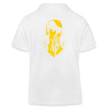 Vocals Sänger - Kinder Organic Poloshirt Mini Sprinter von Stanley/Stella - Weiß - Hinten