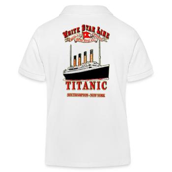 TITANIC CREATION Louis RUNEMBERG © Adagp - Polo enfant bio Stanley/Stella - blanc - Dos