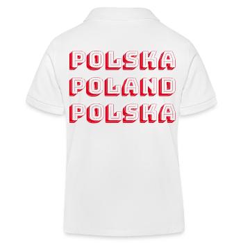 POLSKA POLOGNE - Polo enfant bio Stanley/Stella - blanc - Dos