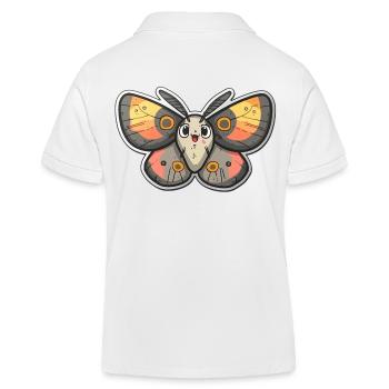 Papillon de nuit kawaii magique pour vous - Polo enfant bio Stanley/Stella - blanc - Dos