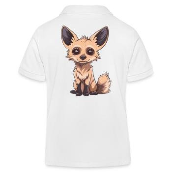 Niedlicher Fuchs Mit Großen Augen - Kinder Organic Poloshirt Mini Sprinter von Stanley/Stella - Weiß - Hinten
