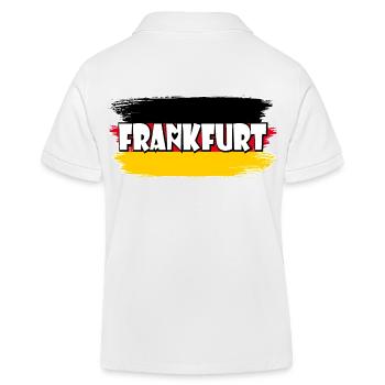 Drapeau de Francfort, Allemagne - Polo enfant bio Stanley/Stella - blanc - Dos