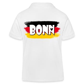 Bonn Allemagne Drapeau - Polo enfant bio Stanley/Stella - blanc - Dos
