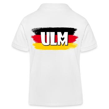 Drapeau d’Ulm, Allemagne - Polo enfant bio Stanley/Stella - blanc - Dos