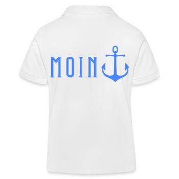 Moin avec Anker - Polo enfant bio Stanley/Stella - blanc - Dos