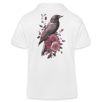 Raven - Kids Organic Polo Shirt by Stanley/Stella - white - Back