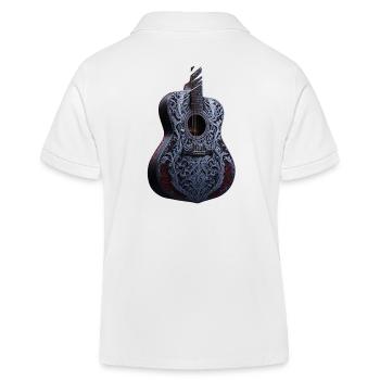 Gitarre - Kinder Organic Poloshirt Mini Sprinter von Stanley/Stella - Weiß - Hinten