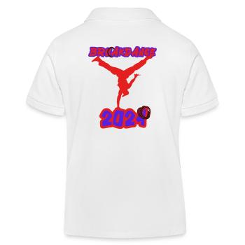 Paris Breakdance Hip-Hop 2024 - Polo enfant bio Stanley/Stella - blanc - Dos