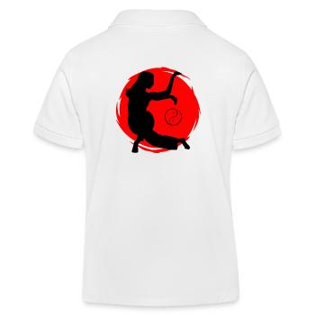 Yin Yang Qi Gong Zen - Polo enfant bio Stanley/Stella - blanc - Dos