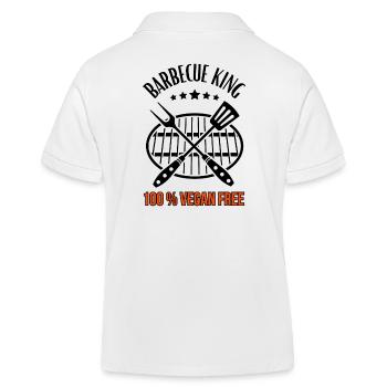 Barbecue King -100% Vegan Free - Grill & BBQ - Polo enfant bio Stanley/Stella - blanc - Dos