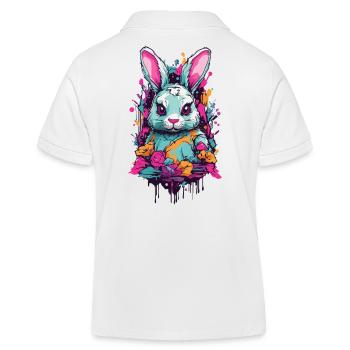Occulte Gothique Lapin Pastel e-girl Streetwear - Polo enfant bio Stanley/Stella - blanc - Dos