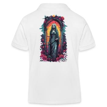 Occulte Gothique Esthétique Rétro Wave Streetwear - Polo enfant bio Stanley/Stella - blanc - Dos