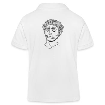 Letzte Fahrt Maske mit Stacheldraht - Kinder Organic Poloshirt Mini Sprinter von Stanley/Stella - Weiß - Hinten