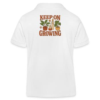 Keep_on_Growing - Kinder Organic Poloshirt Mini Sprinter von Stanley/Stella - Weiß - Hinten