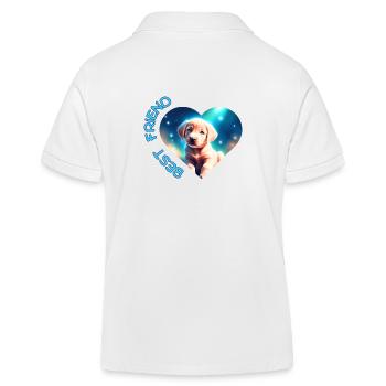 BEST FRIEND - Kinder Organic Poloshirt Mini Sprinter von Stanley/Stella - Weiß - Hinten