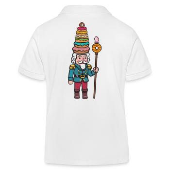 Casse-noisette Donut Cracker - Polo enfant bio Stanley/Stella - blanc - Dos