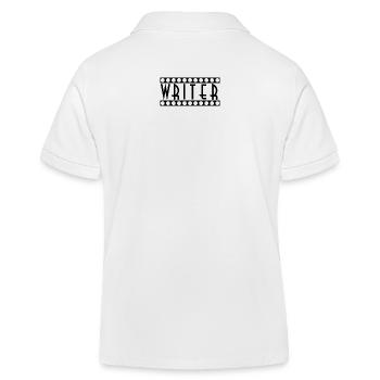 Schriftsteller - Kinder Organic Poloshirt Mini Sprinter von Stanley/Stella - Weiß - Hinten