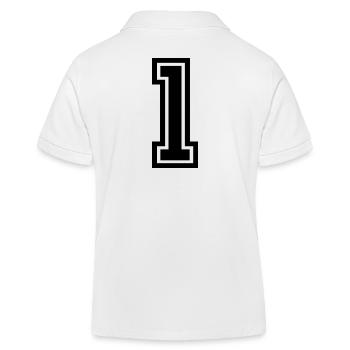 Numéro un - Polo enfant bio Stanley/Stella - blanc - Dos