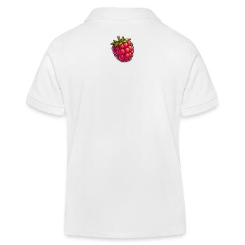 Framboise cartoon éclat - Polo enfant bio Stanley/Stella - blanc - Dos