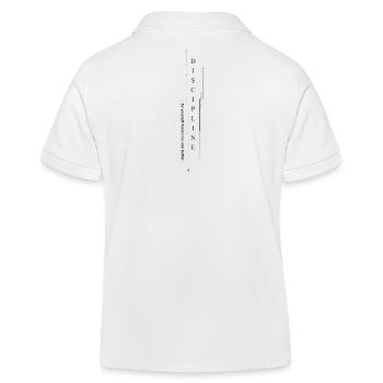 respect_marcel merch  - Kinder Organic Poloshirt Mini Sprinter von Stanley/Stella - Weiß - Hinten
