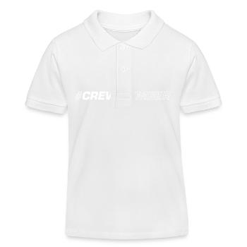 Crew Symbol - Kinder Organic Poloshirt Mini Sprinter von Stanley/Stella - Weiß - Vorne