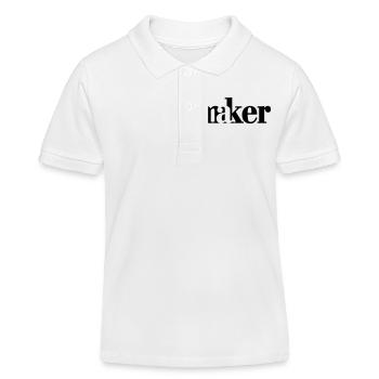 maker - Kinder Organic Poloshirt Mini Sprinter von Stanley/Stella - Weiß - Vorne
