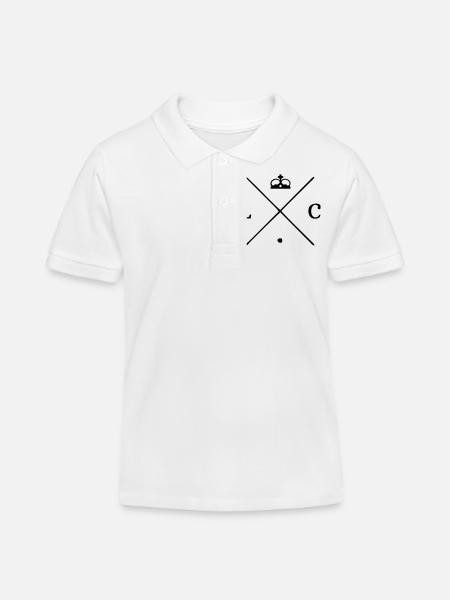 Hipster Logo - Kinder Organic Poloshirt Mini Sprinter von Stanley/Stella - Weiß