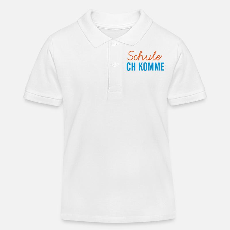 Schule Schuleinführung - Kinder Organic Poloshirt Mini Sprinter von Stanley/Stella - Weiß