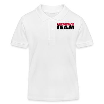 obedienceteam4 - Kinder Organic Poloshirt Mini Sprinter von Stanley/Stella - Weiß - Vorne