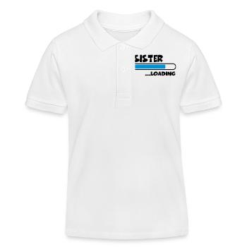 Sister loading - Polo enfant bio Stanley/Stella - blanc - Devant