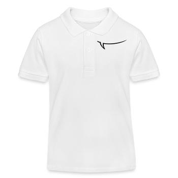 offene Sprechböase / speech bubble (b, 1c) - Kinder Organic Poloshirt Mini Sprinter von Stanley/Stella - Weiß - Vorne
