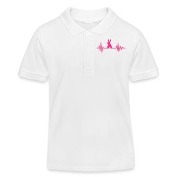 Bunny - Kids Organic Polo Shirt by Stanley/Stella - white - Front