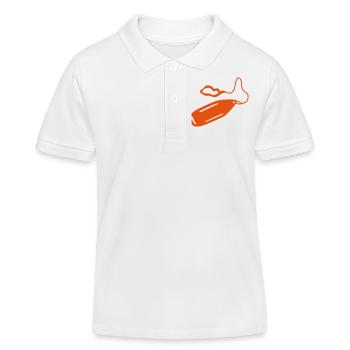 rescue_can_c1 - Kinder Organic Poloshirt Mini Sprinter von Stanley/Stella - Weiß - Vorne