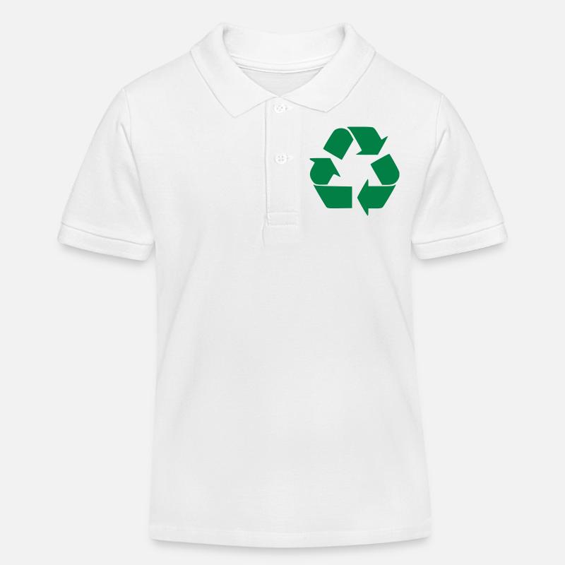 recycling - Kinder Organic Poloshirt Mini Sprinter von Stanley/Stella - Weiß