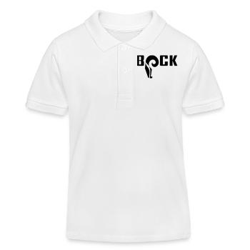 bock - Kinder Organic Poloshirt Mini Sprinter von Stanley/Stella - Weiß - Vorne