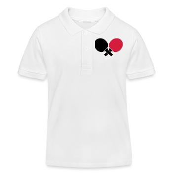 Table Tennis - Polo enfant bio Stanley/Stella - blanc - Devant