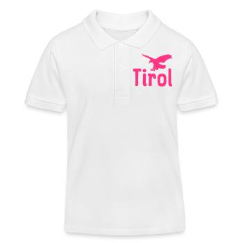Tirol Adler - Kinder Organic Poloshirt Mini Sprinter von Stanley/Stella - Weiß - Vorne