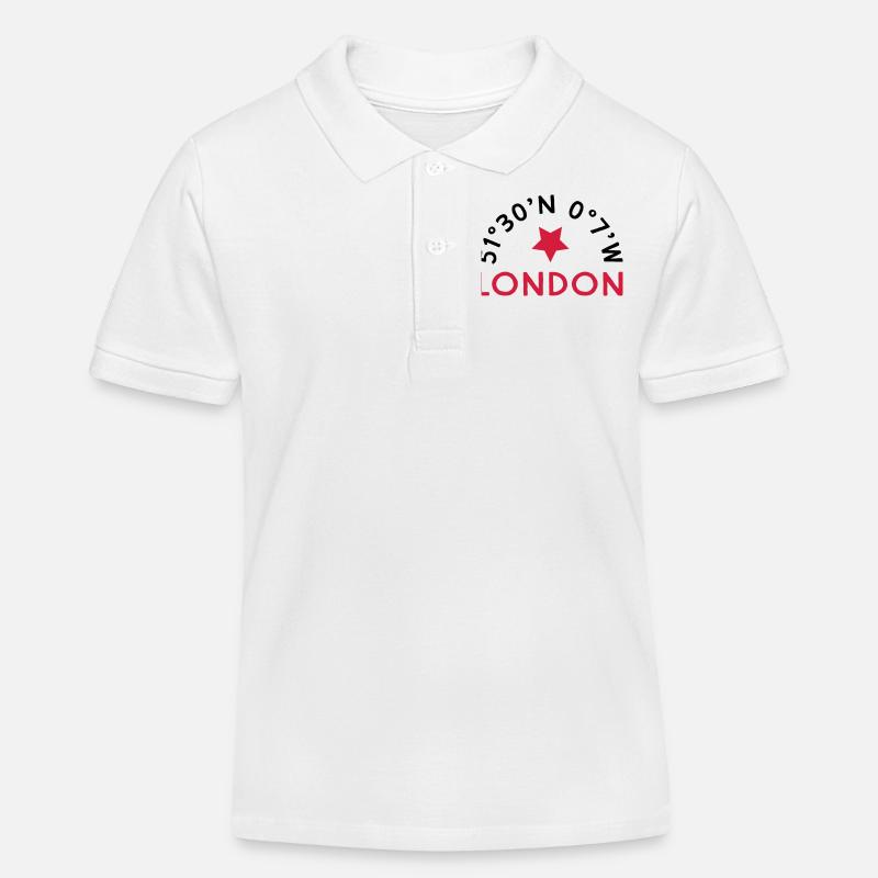 Londres - Polo enfant bio Stanley/Stella - blanc
